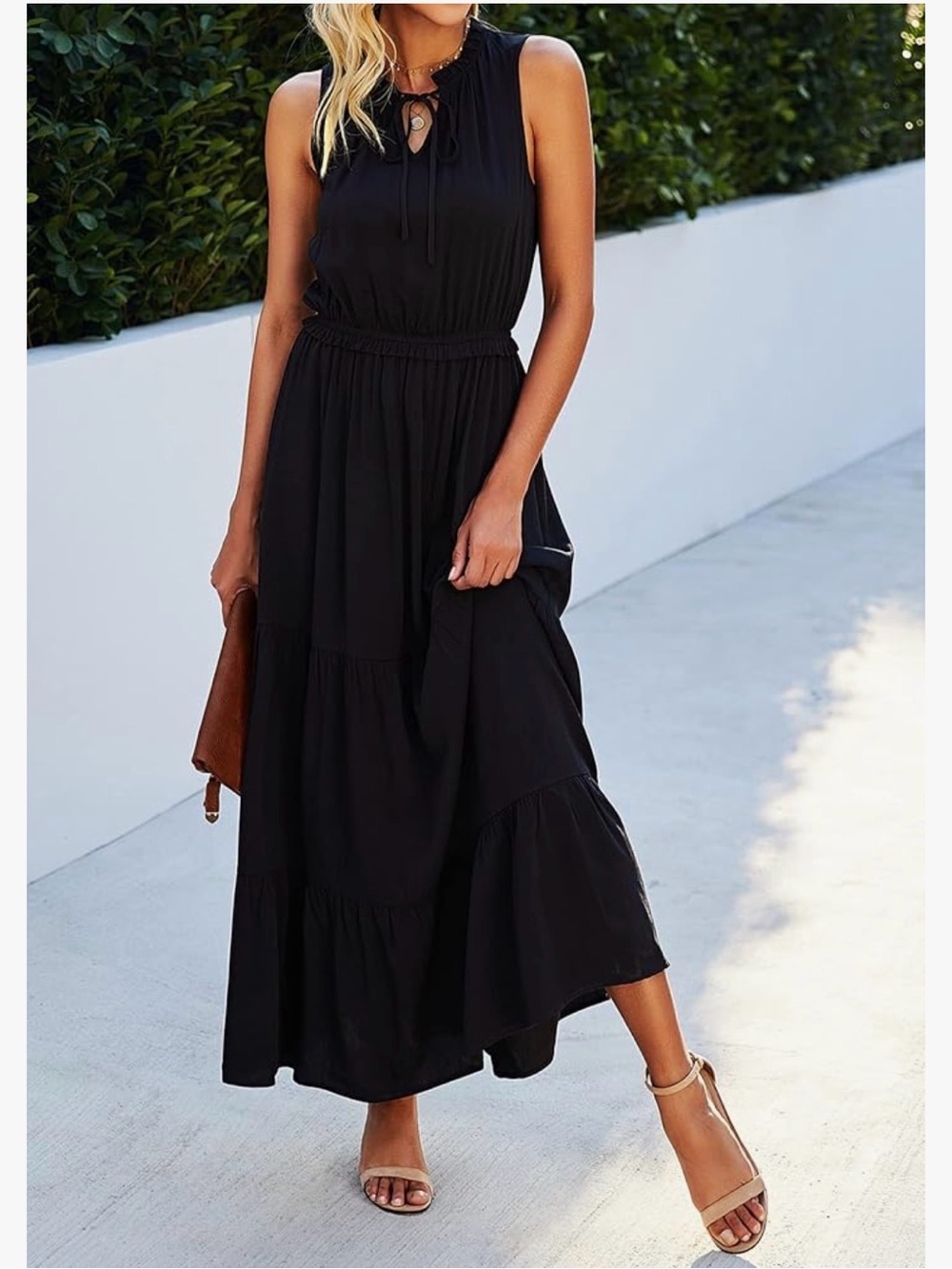 NWT Sleeveless Lightweight Maxi Dress XL